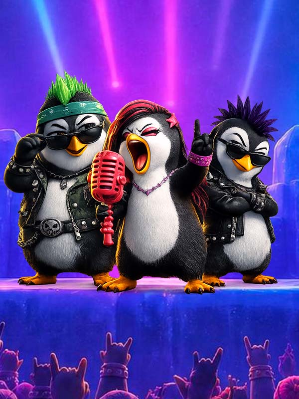 3 Rockin’ Penguins