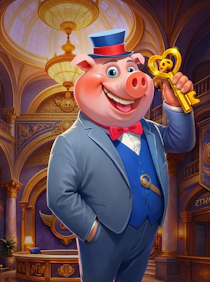 Mr. Oinkster's Key to Riches