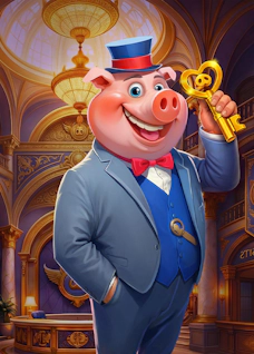 Mr. Oinkster's Key to Riches
