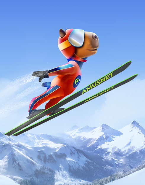 Cashybara Ski Jump edition