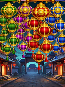 4 Gold Lanterns Hold and Win