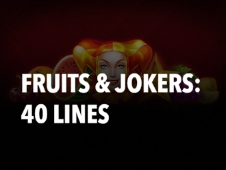Fruits & Jokers: 40 Lines