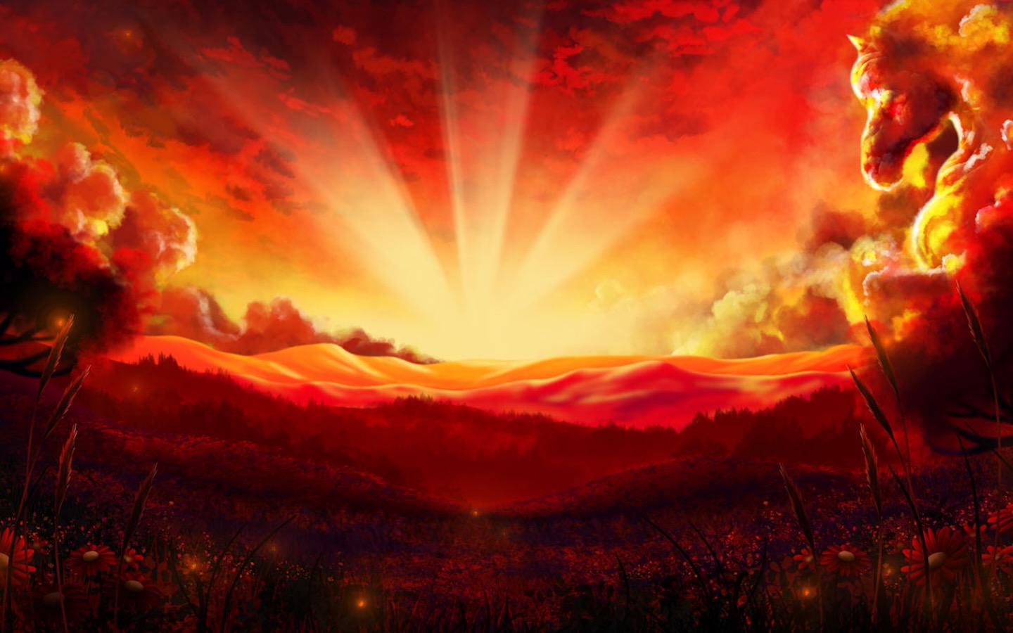 floating-dragon-wild-horses