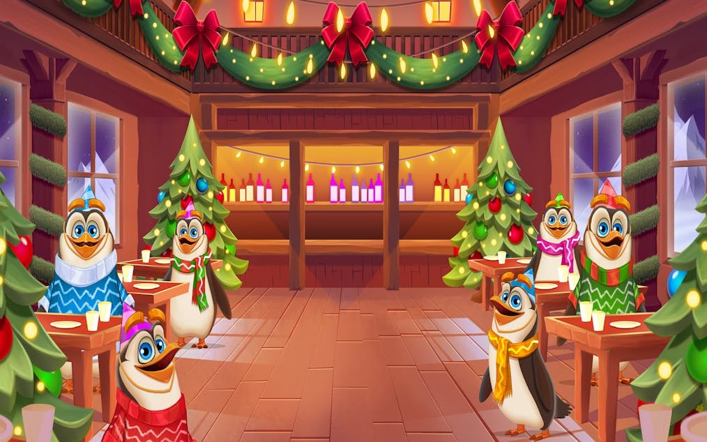 penguins-christmas-party-time