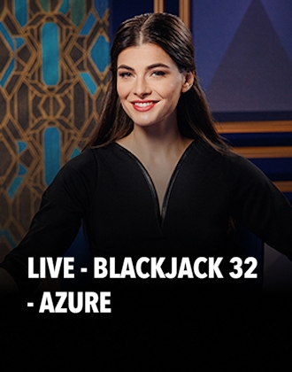 Live - Blackjack 32 - Azure