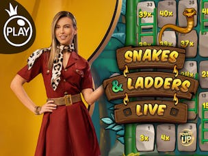 Jogue Snakes & Ladders, Jogo de Cassino ao Vivo