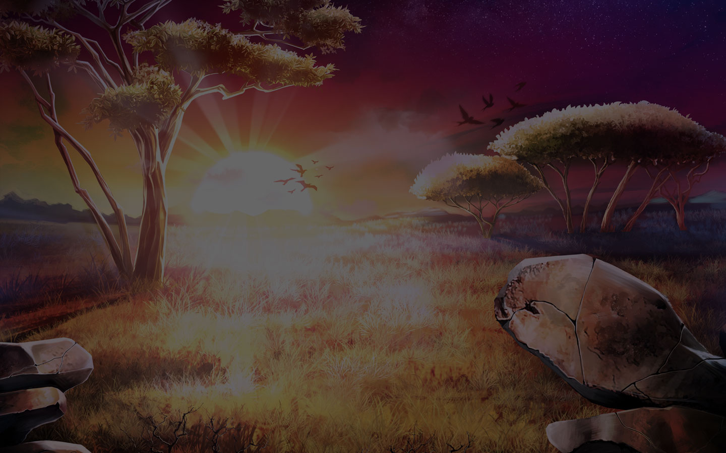 majestic-king-sunset